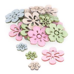 Confettis de table ""fleurs"", 2-4 cm, 40 pièces
