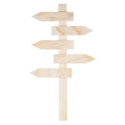 Panneau en bois ""flèches"", 50 x 29 cm