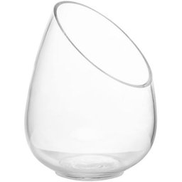 Coupe oblique en verre, rond, 22,5 cm, 17 cm Ø