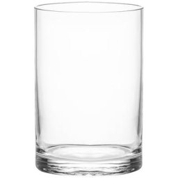 Vase en verre, cylindrique, 15 cm, 10 cm Ø