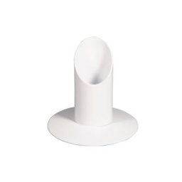Bougeoir blanc, en métal, 3 cm Ø