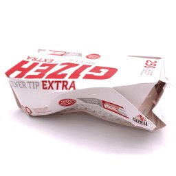 [Boite écrasée] 250 Tubes cigarettes Gizeh Silver Tip Extra