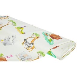 Tissu occultant en polyester ""animaux du Safari