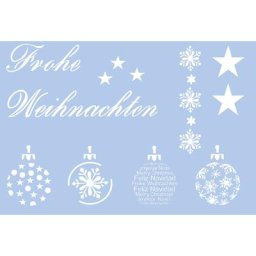 buttinette Pochoir ""motifs de Noël"", 29,5 x 20 cm
