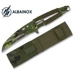Couteau full tang acier 21,2cm militaire - ALBAINOX
