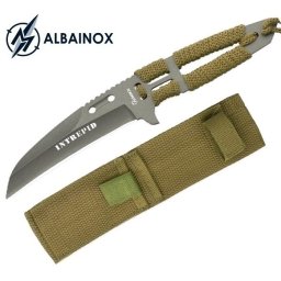 Couteau full tang acier 21,2cm ALBAINOX - militaire