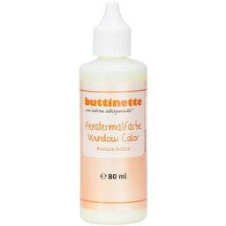 buttinette Peinture pour fenêtre, couleurs différentes, 80 ml