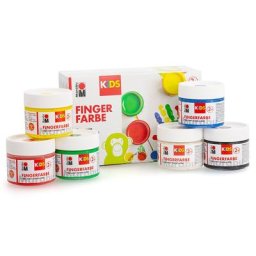 KiDS Peintures aux doigts, 6 x 100 ml