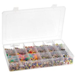 Perles avec boîte de rangement, 8 900 perles
