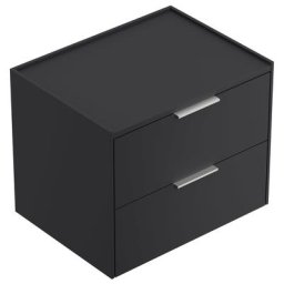 Table de chevet Artem 60cm A avec 2 tiroirs SoftClose Graphite