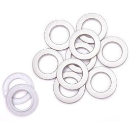 buttinette Œillets pour rideaux, dim. : 4,5 cm Ø
