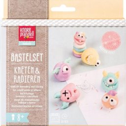 Kit de bricolage pâte à modeler & gomme « Funny Freaks », 6 gommes