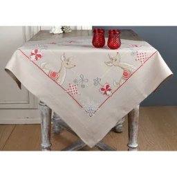Nappe à broder ""renne style montagnard