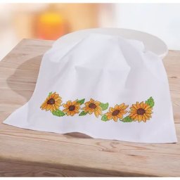 Kit broderie – Torchon ""tournesols