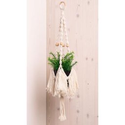 Kit macramé Suspension plantes ""boho