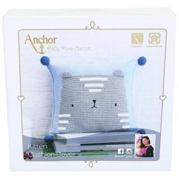 Anchor Kit crochet housse de coussin ""chat