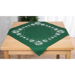 buttinette Nappe à broder ""boules de givre