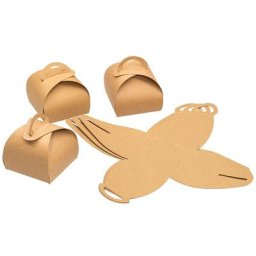 Boîtes cadeaux, marron, 24 pièces