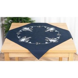 Nappe à broder ""nuit en hiver