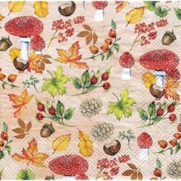 Serviettes en papier ""automne"", 33 x 33 cm, 20 pièces