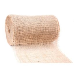 Ruban en toile de jute, écru, 25 cm, 25 m