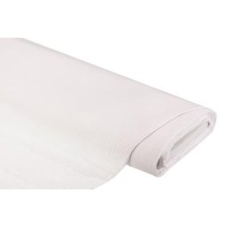 BIO Tissu mousseline/double gaze, blanc