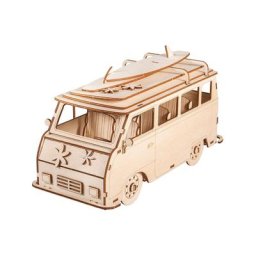 Kit créatif en bois 3D ""camping-car"", 30 x 13 x 17 cm