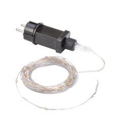 Guirlande lumineuse micro-LED avec transformateur, pour l'extérieur, 180 ampoules LED