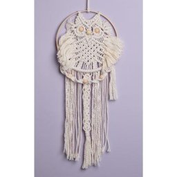 buttinette Kit macramé ""hibou"", 22 x 75 cm