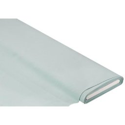Tissu coton bio uni, aqua