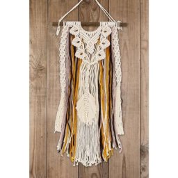 Kit macramé déco murale ""été indien"", 35 x 90 cm