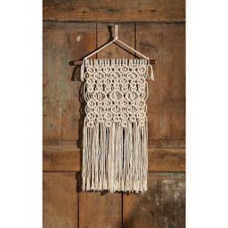 Kit macramé déco murale ""bubbles"", 33 x 65 cm