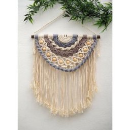 Kit macramé déco murale ""mandala