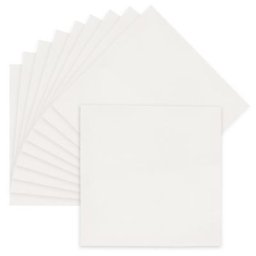 Châssis entoilés ""carré"", pack de 10