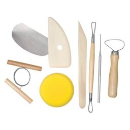 Set d'accessoires de poterie, 8 pièces