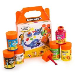Kit créatif peinture pour enfant, 6 x 50 ml
