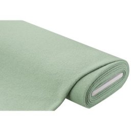Tissu pour manteaux ""Pierre"" en pure laine, menthe