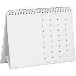 Calendrier de table, blanc, A5