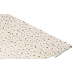 Tissu jersey en coton ""pois léopard"", nature/multicolore