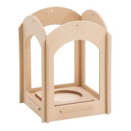 Kit lanterne en MDF, 16 x 12 x 12 cm