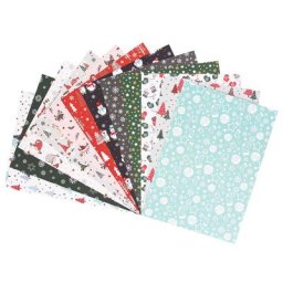 Set de papier ""Noël"", 21 x 29,7 cm, 24 pages