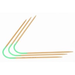 Neko Aiguilles double pointes ""Bamboo Flex"", courbées, en bambou