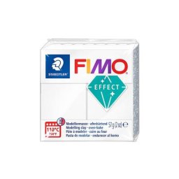 Pâte FIMO Effect, blanc transparent, 57 g