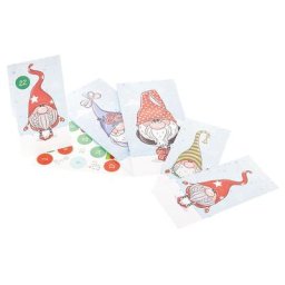Kit de calendrier de l'Avent ""lutins"", bleu