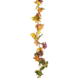 Guirlande décorative ""feuilles automnales"", 1,95 m
