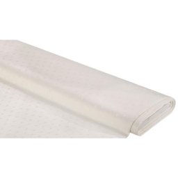 Tissu damassé ""mini losanges"", ivoire
