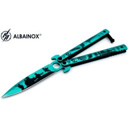Balisong couteau papillon 22cm warrior - ALBAINOX
