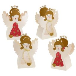 buttinette Kit créatif Lumignons ""Anges"", 4 pièces