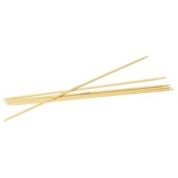 Prym Aiguilles double pointes, bambou, 15 cm