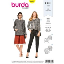 burda patron 6465 ""veste tyrolienne/bouclée